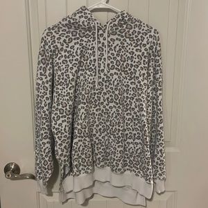 Cheetah print sweatshirt
